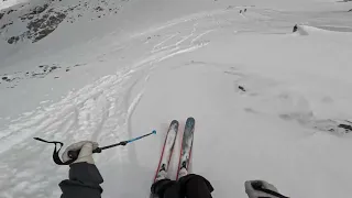 Spring Pow skiing Blackcomb