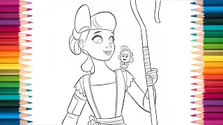 Toy Story4 Coloring pages Bo Peep