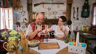 🥧🐇 200 Year Old Chicken Pot Pie | Easter Egg Painting | LIVE CHAT