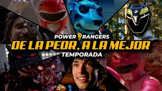 ⚡ POWER RANGERS: de la PEOR a la MEJOR TEMPORADA ⚡ | Armando R.