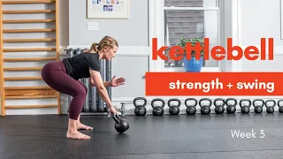 #Strength + Swings | 30 mins | KB Cleans + Squats + Get-ups | Simple + Strong