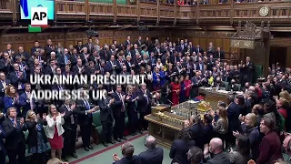 Ukraine Pres. Zelenskyy addresses UK parliament