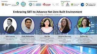 Embracing SBTi to Advance Net Zero for the Built Environment