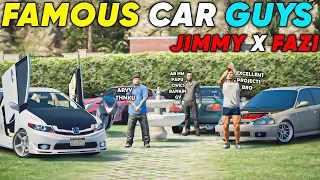 FAMOUS CAR GUYS OF LOS SANTOS | FAZI & JIMMY | GTA 5 | Real Life Mods #377 | URDU |