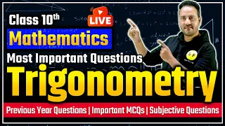 TRIGONOMETRY Most Important Questions Class 10 Boards Exams | Maths Important Questions | Ushank Sir