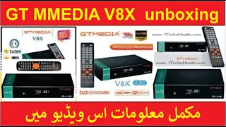 GTmedia V8X unboxing full reveiw all scramble ok on cccam best picture quality