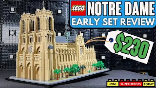 EARLY REVIEW: $230 Lego Notre Dame de Paris Architecture Set 21061