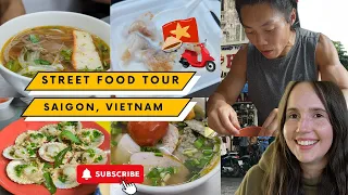 Motorcycle STREET FOOD TOUR in Saigon, Vietnam | Guided Tour