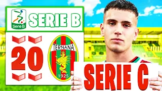 RICOSTRUISCO LA TERNANA dopo la RETROCESSIONE in SERIE C!