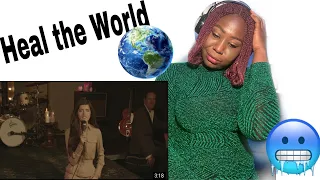 VOCALIST’s REACT TO ANGELINA JORDAN - HEAL THE WORLD ( Micheal Jackson’s Cover) REACTION