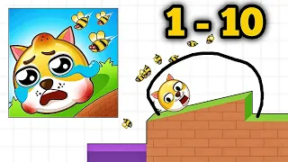 Save The Doge 🐶 Level 1 to Level 10 Gameplay Walkthrough