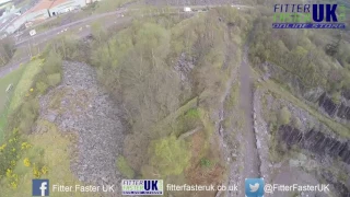 Riding the World's Fastest Zip Line at Zip World with GoPro Hero 3+ POV.