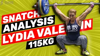 Olympian Analysis Lydia Valentin 115kg Snatch!