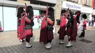 Scots Guards Pipe Major - Kirkcaldy Tune up - The Green Hills Of Tyrol [4K/UHD]