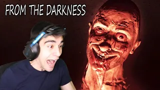 I'VE NEVER SCREAMED THIS MUCH PLAYING A HORROR GAME! - From The Darkness (Ending)