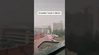 Unwetter in Berlin…