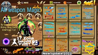 Cách Hack Phiên Bản Shadow Fight 2 Vip All Magic Weapon Mod Full Magic Level 17 Zone |Free Download