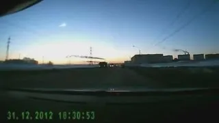 Russian meteor: Amazing video of explosion as seen by drivers in Urals region