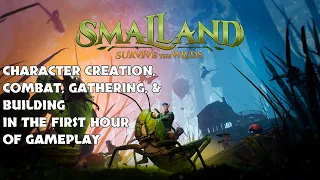 SMALLAND Early Access - Character Creation, Gathering, Combat, Building Gameplay - No Commentary