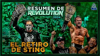 Resumen de AEW REVOLUTION 2024: ¡¡El Retiro de STING!! y RODERICK STRONG Nuevo Campeon Internacional