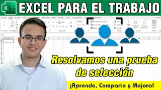 Resolver prueba de Excel para conseguir Trabajo