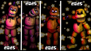 ALL TYPES OF FREDDY FAZBEAR ANIMATRONICS Fanmade Timeline V1