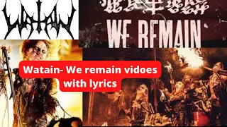 Watain We Remain  videos with lyrics | Watain We remain lyrics | Watain 2022