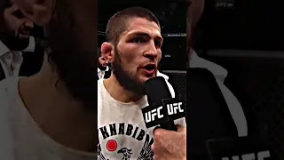 Throwback to Khabib's epic interview after becoming UFC Lightweight champion. 😅 #2018