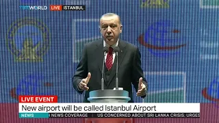 Turkey’s president Erdogan opens new Istanbul Airport
