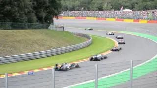 GP f1 spa francorchamps 2013 first lap