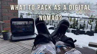 Digital nomad equipment for a teaching business