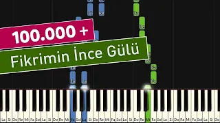 Fikrimin İnce Gülü - Piyano - Nasıl Çalınır