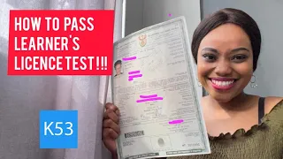 HOW TO PASS YOUR LEARNER'S LICENCE TEST !!|TIPS I WISH I KNEW ! |🇿🇦 #southafricanyoutuber