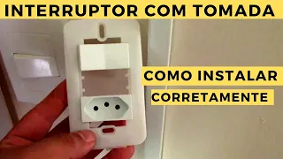 Interruptor Duplo com Tomada -Como Instalar-(NBR 5410)