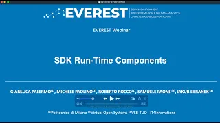 EVEREST webinar: SDK Run-Time Components