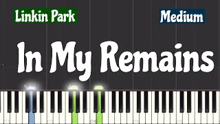Linkin Park - In My Remains Piano Tutorial | Medium