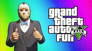 GTA 5 Online Funny Moments - Car Horn Orchestra, Freeze Glitch, New Lamborghini Car (High-Life DLC)