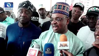 Gov Udom Meets With PDP Delegates In Niger Ahead Of Primaries