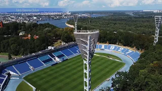 Valeriy Lobanovskyi Stadium Kyiv Ukraine Aerial Стадіон імені Валерія Лобановського
