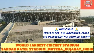 #World's largest cricket stadium l Motera, Ahmedabad,India.