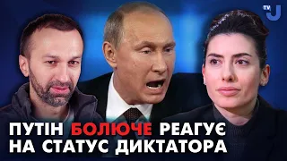 Путін болюче реагує на статус диктатора. Американський Конгрес проголосує за допомогу Україн