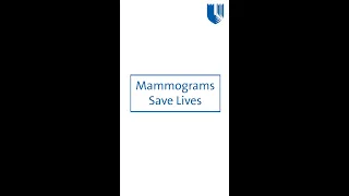 About 1 in 8 women will get breast cancer. Mammograms can catch cancer early and save lives #shorts