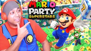 LET'S PLAY EVERY SINGLE MINI GAME ON THE NEW MARIO PARTY SUPERSTARS!!