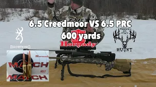 6.5 CREEDMOOR VS 6.5 PRC 600 YARDS