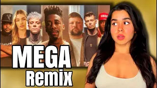 FEMALE REACTS TO (TO BE A MAN MEGA REMIX)