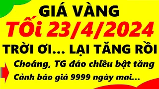 Giá vàng hôm nay ngày 23/4/2024 - giá vàng 9999, vàng sjc, vàng nhẫn 9999,...