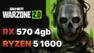 Warzone 2.0 - (RX 570 4gb - Ryzen 5 1600 - 16gb RAM)