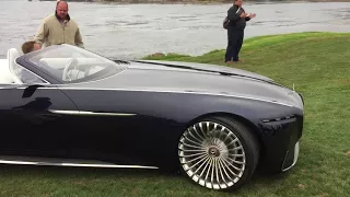 Vision Mercedes-Maybach 6 Cabriolet on lawn at Pebble Beach Concours d'Elegance