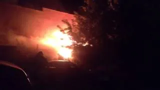 ЧП-Саратов. Пожар на ул.Рабочем переулке 7