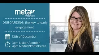 Meta4 Webinar | Onboarding: Key to Employee Engagement